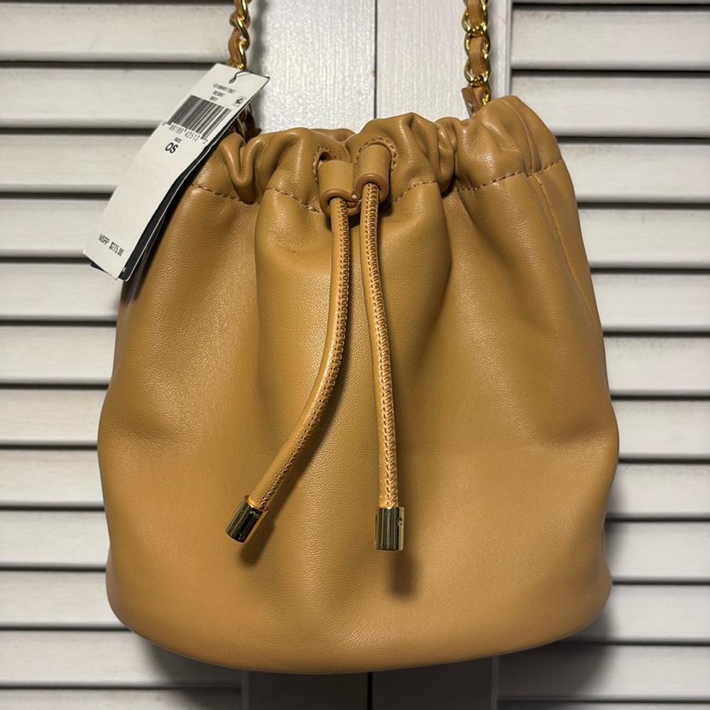 Lauren, Ralph Lauren NWT Drawstring Crossbody Resort Buff - NEW - Picture 1 of 9